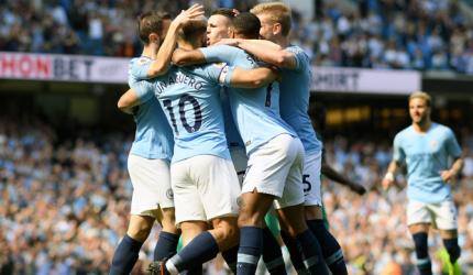 EPL: City back on top after tense win over Spurs