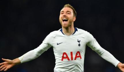 EPL PIX: Eriksen's late goal secures win for Tottenham