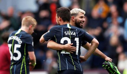 EPL PIX: City get nervy win at Burnley; Arsenal lose