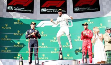 Hamilton wins in Hungary after hunting down Verstappen