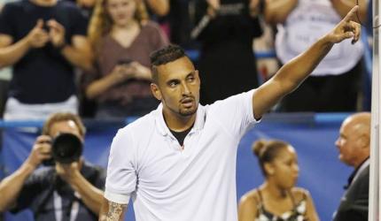 Kyrgios downs Tsitsipas to make Citi final