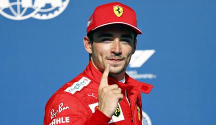 Ferrari's Leclerc on pole for Belgian GP, Hamilton 3rd