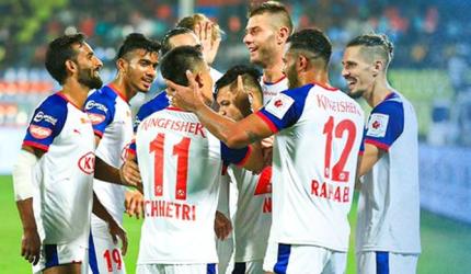 Juanan fires Bengaluru to the top of ISL