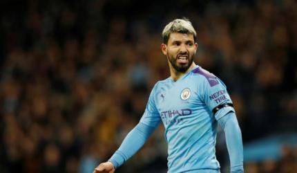 Catching Liverpool too hard now, says City's Aguero