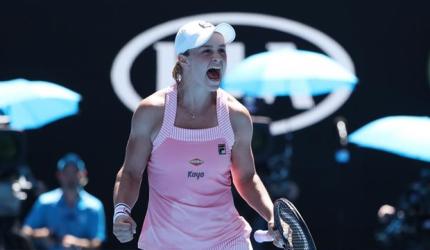 Aus Open: Barty rallies past Sharapova; Pavlyuchenkova beats Stephens