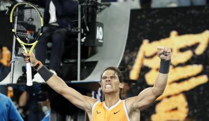 Aus Open PICS: Ruthless Nadal whips Tiafoe to enter semis