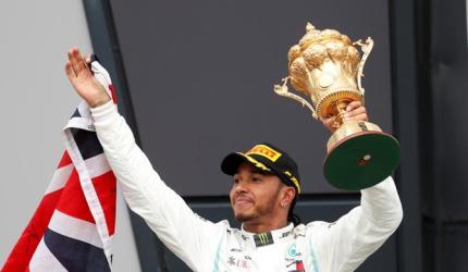 Hamilton takes record sixth British GP win