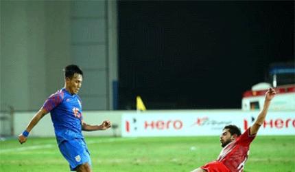 Intercontinental Cup: India play draw with Syria 1-1