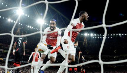 Europa League PHOTOS: Arsenal join Chelsea in quarters, Inter out