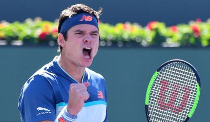 Indian Wells PIX: Raonic to face Thiem in semis