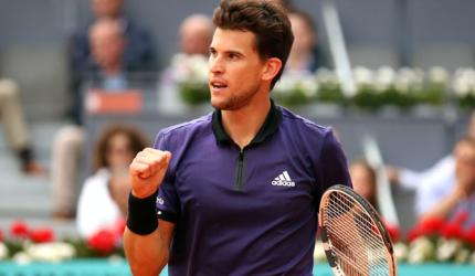 Thiem ousts Federer in Madrid Open thriller