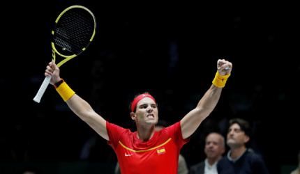 Davis Cup PIX: Nadal sparks Spanish comeback