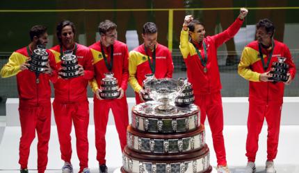 PIX: Nadal delivers Davis Cup glory for Spain