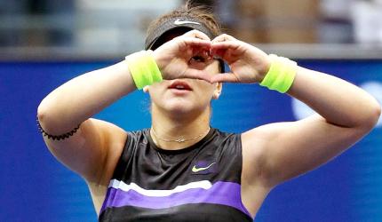 How Canadians are celebrating Andreescu's historic win