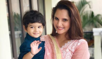 Sania Mirza posts cute picture with son Izhaan on Eid