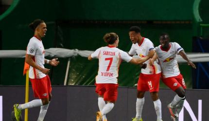 PICS: Leipzig stun Atletico to reach UCL semis 