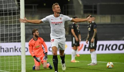 PICS: Sevilla go past Man Utd into Europa League final