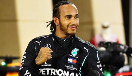 F1 champ Hamilton knighted in New Year's honours list