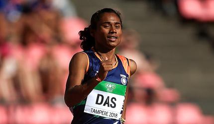 Rijiju consoles Hima Das on missing Olympics