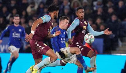 Soccer PIX: Villa hold Leicester in League Cup