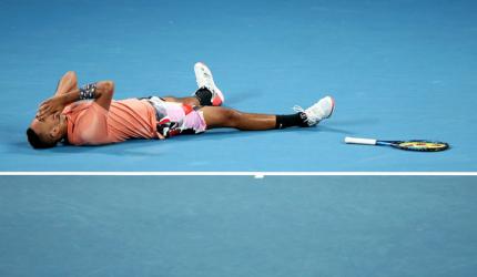 PHOTOS: Kyrgios prevails in epic to set up Nadal clash