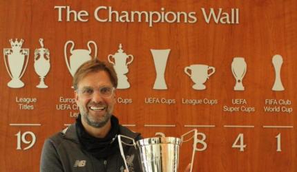 Liverpool's Klopp wins LMA Manager of the Year award