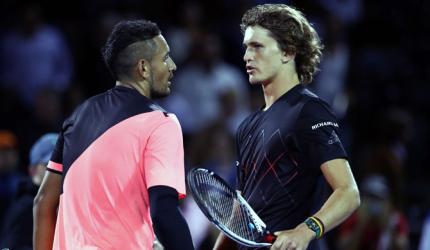 Kyrgios slams 'selfish' Zverev over partying video