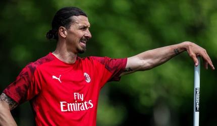 Ibrahimovic, Atletico's Felix injured in training