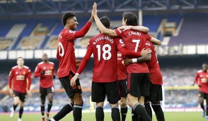 EPL PIX: United ease to victory; Chelsea moves to 3rd