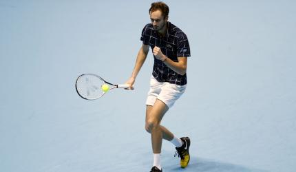 ATP Finals: Medvedev routs Djokovic in straight sets