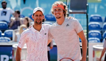 Zverev stands between Djokovic and record chase