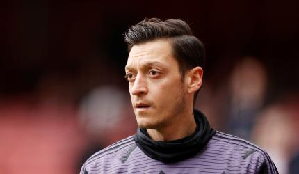 Ozil upset after axing from Arsenal's EPL squad