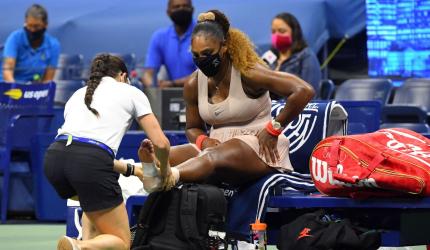 Serena out of Italian Open with Achilles problem