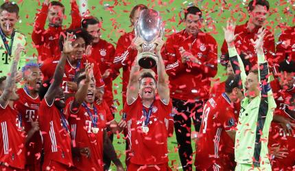 Bayern complete quadruple with Super Cup win