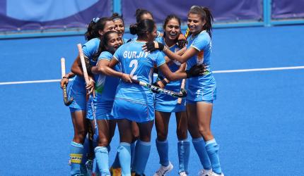 Hockey PIX: India women shock Australia to make semis