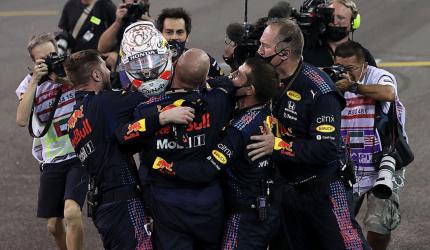 PICS: Verstappen pips Hamilton in epic to win F1 title