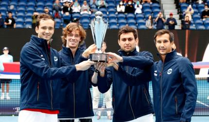 PICS: Marvellous Medvedev fires Russia to ATP Cup win