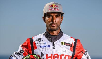 Biker CS Santosh crashes at Dakar Rally, hospitalised