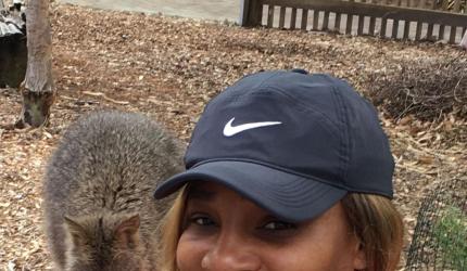 Serena takes daughter to the zoo after quarantine