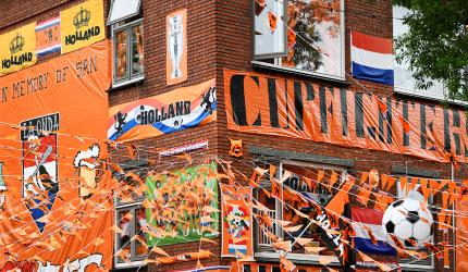 PICS: Dutch street goes orange for national team