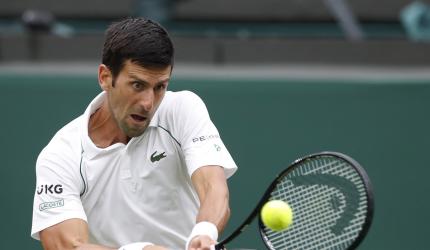 Djokovic serves menacing notice of intent