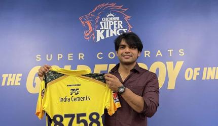 IPL champs CSK felicitate Neeraj; present him Rs 1 cr