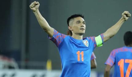 Chhetri scores 76th goal but Bangladesh hold India