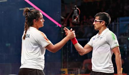 Pallikal-Ghosal pair in CWG squash semis