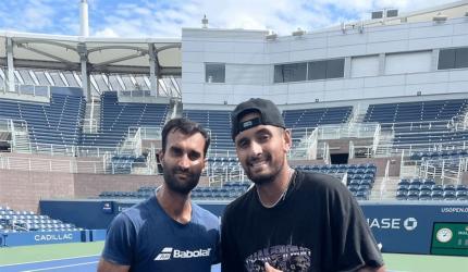 What is Yuki doing with Kyrgios?