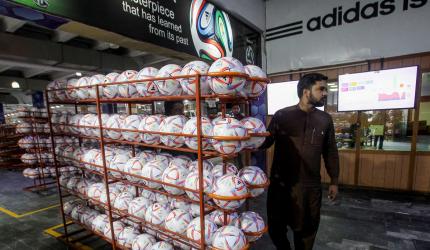 FIFA World Cup balls made in Pakistan village