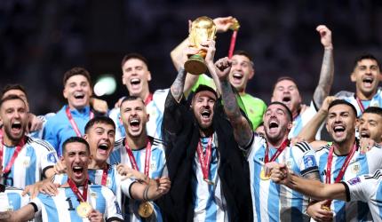 World Cup champs Argentina back on top of FIFA ranking