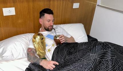 Who's Keeping Messi Company In Bed?