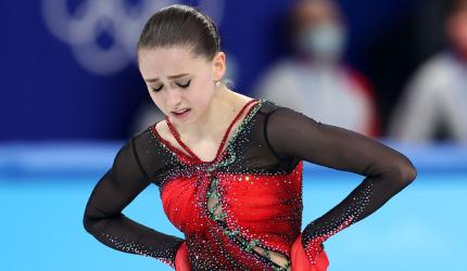 Winter Olympics: Valieva tumbles to fourth in singles