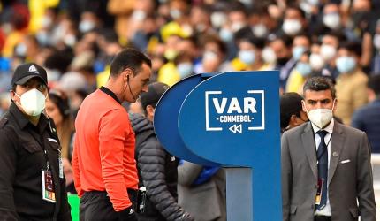 VAR saves Alisson twice after red cards in Brazil draw